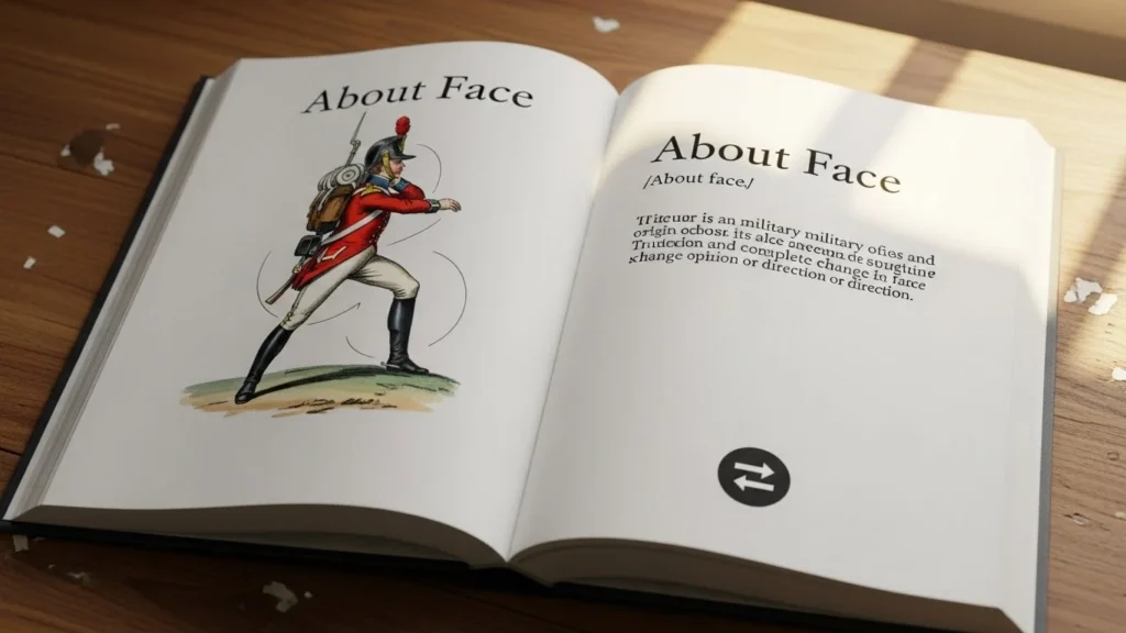 about face meaning