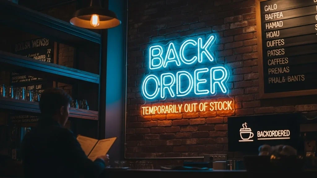 back order meaning