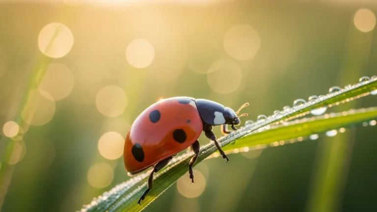 orange ladybug meaning