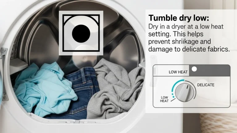 tumble dry low meaning
