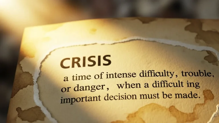 crisis meaning