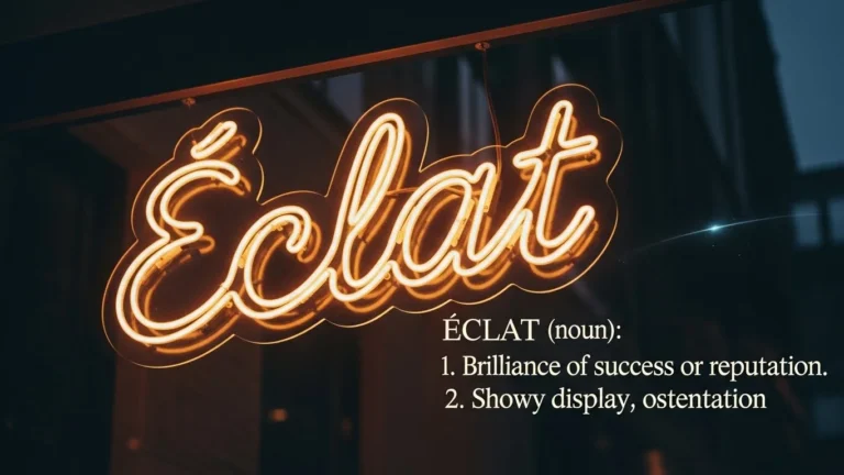 eclat meaning