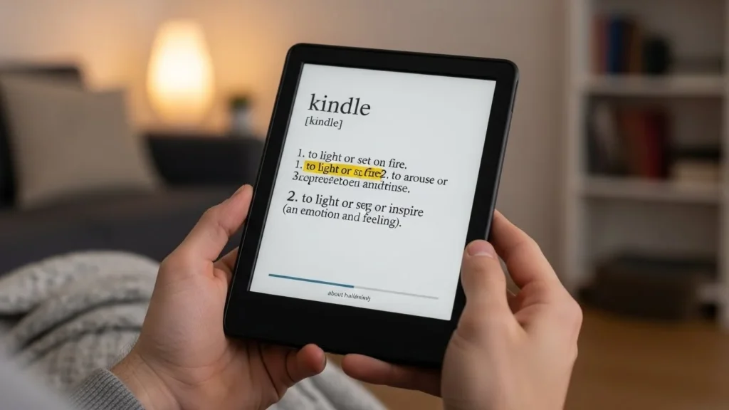 kindle meaning