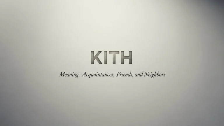 kith meaning