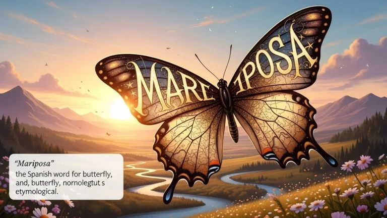 mariposa meaning
