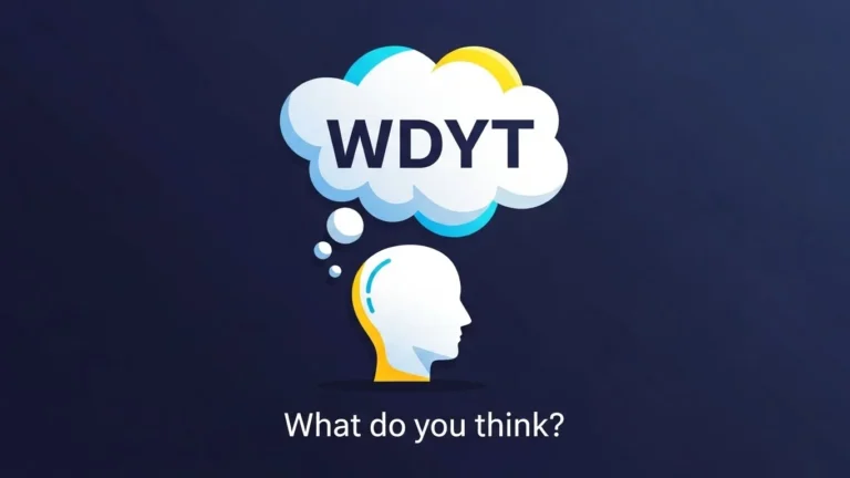 wdyt meaning