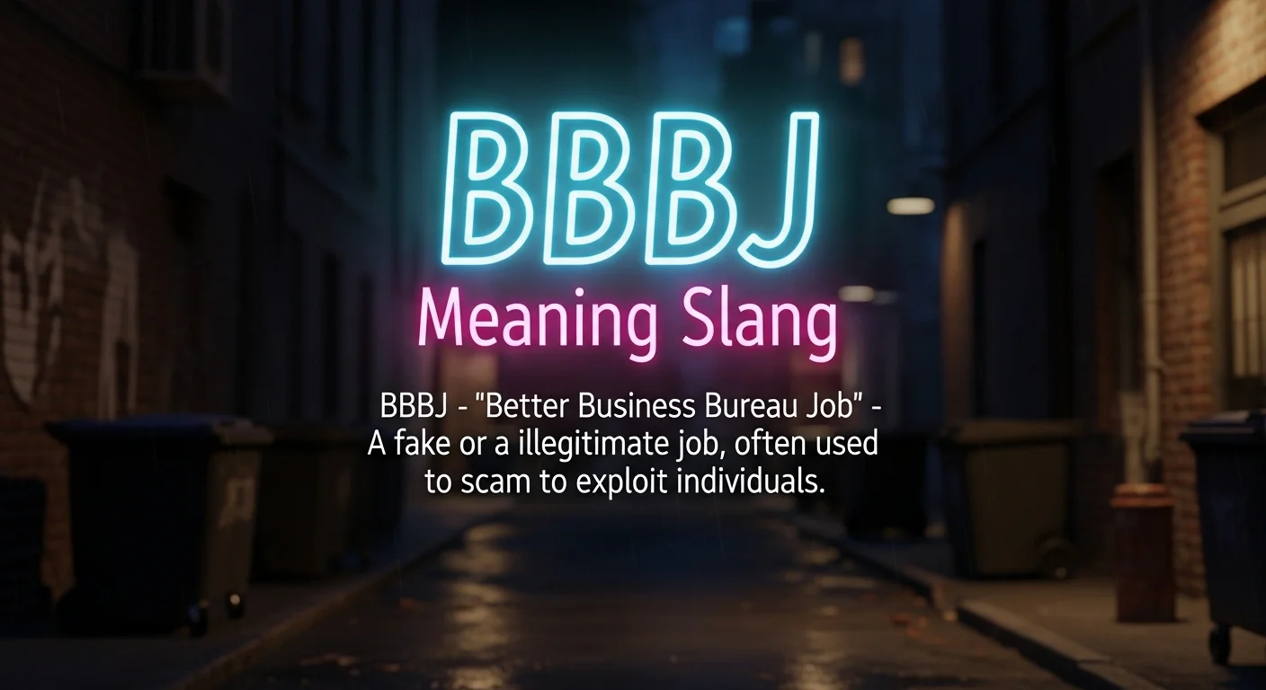 BBBJ Meaning Slang in English