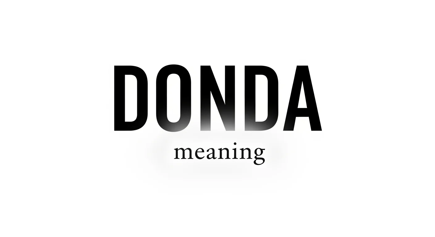 Donda Meaning for Beginners