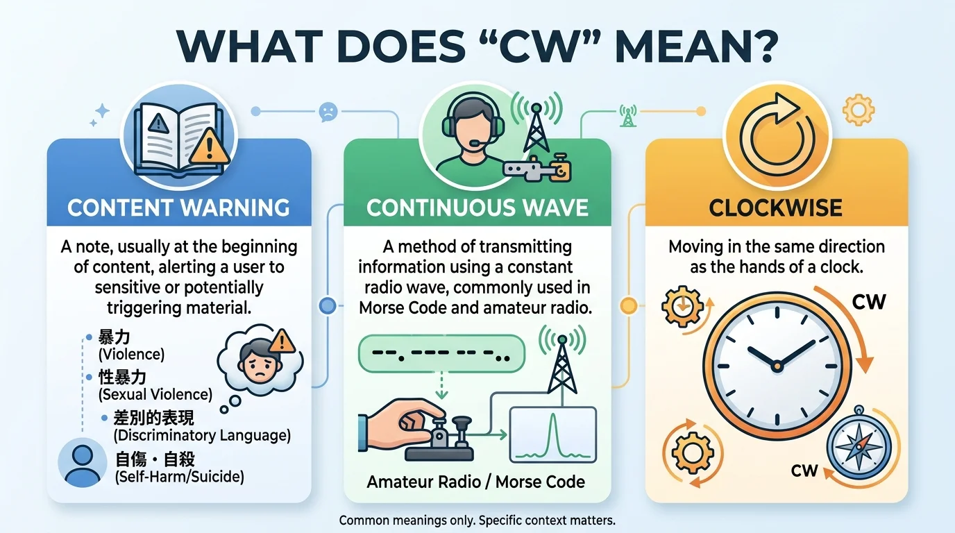 CW Meaning in Business