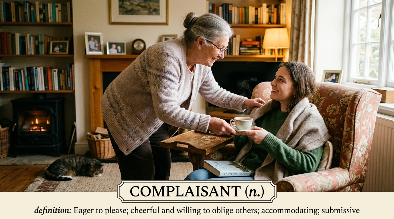 Complaisant Meaning