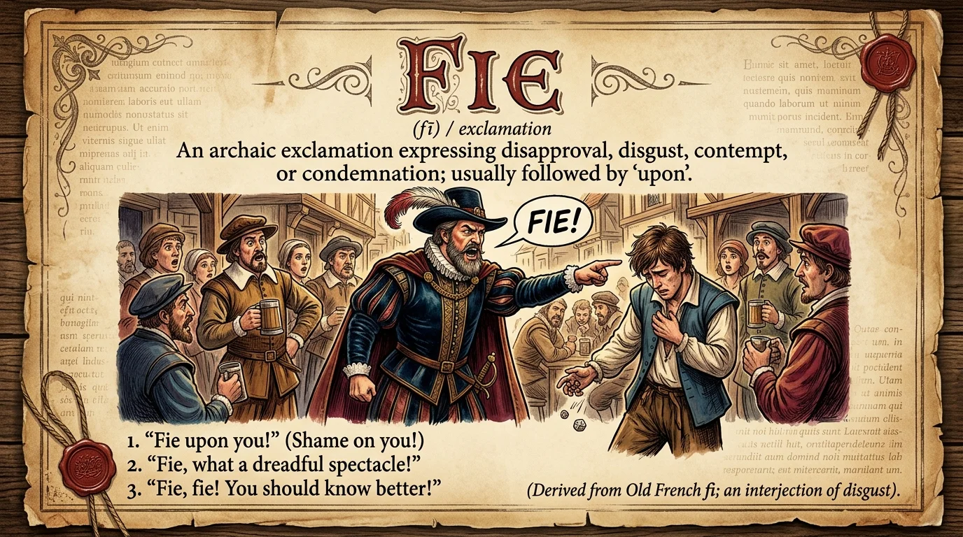 Fie Meaning in English