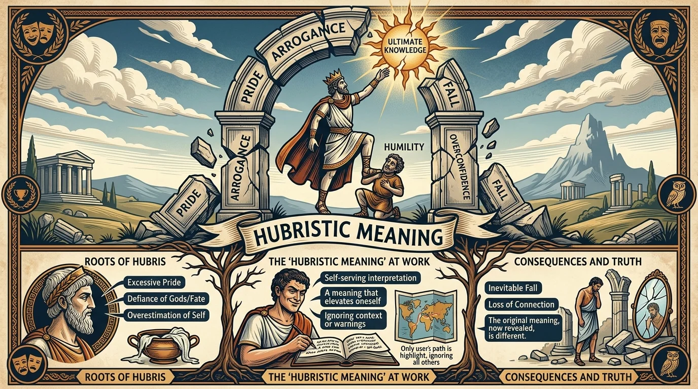 Hubristic meaning in Urdu