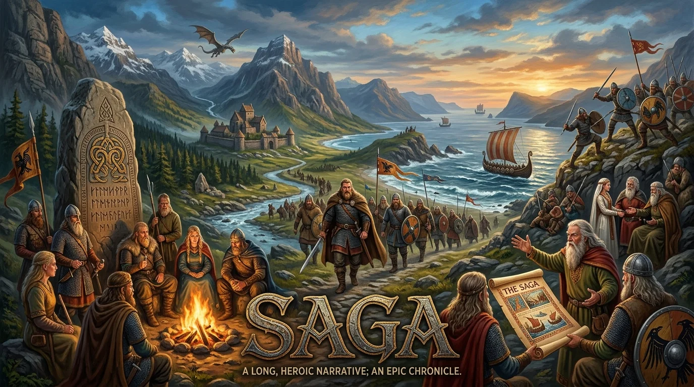 Saga Meaning Name