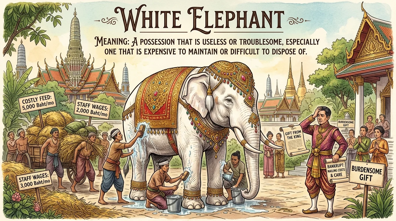 White elephant in the room meaning
