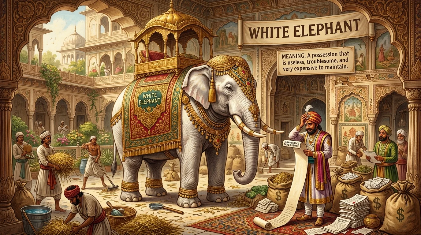 White elephant meaning gift